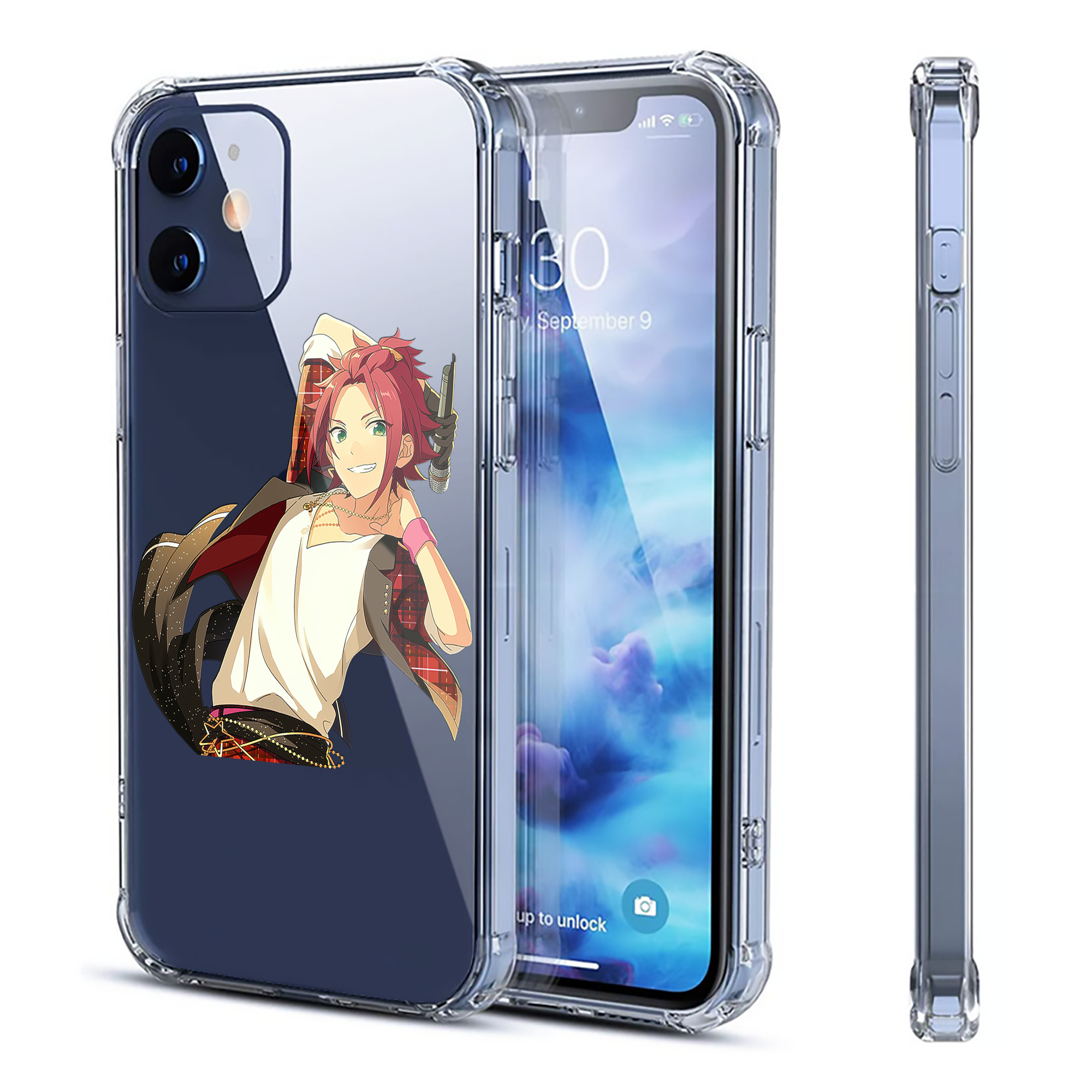 （画像用） あんさんぶるスターズ! Ensemble Stars 【iPhone 12シリーズ対応】透明スマホケース（クリアソフトケース）